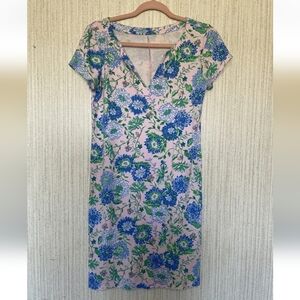 Lilly Pulitzer Size Small Sophiletta Dress Conch Shell Pink Rumor Has It Floral